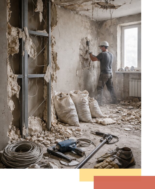 Профессиональный демонтаж зданий и конструкций в Нягани