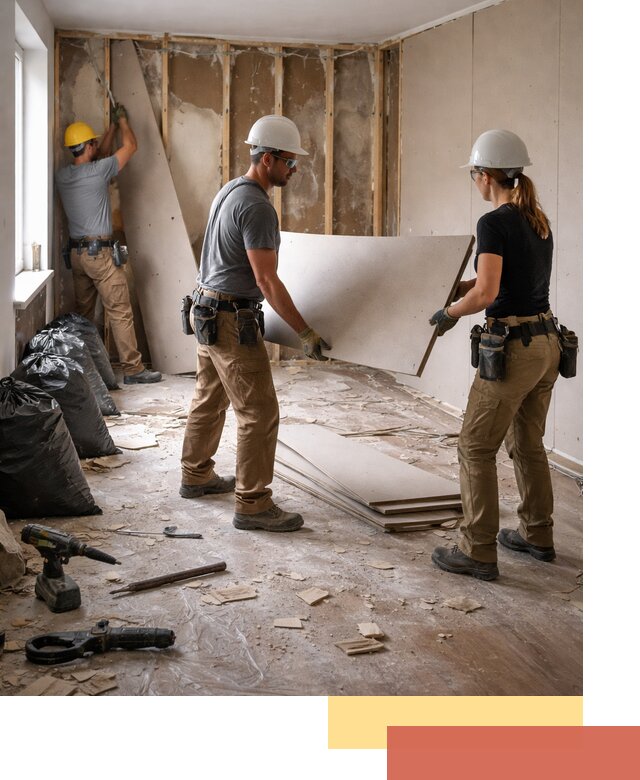 Демонтаж стеновых панелей в Нягани быстро и аккуратно