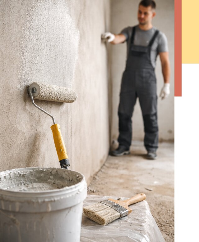 Нанесение бетоноконтакта на стены в Нягани от 4278 руб. быстро и недорого | ОТДЕЛОЧНИК-Нга