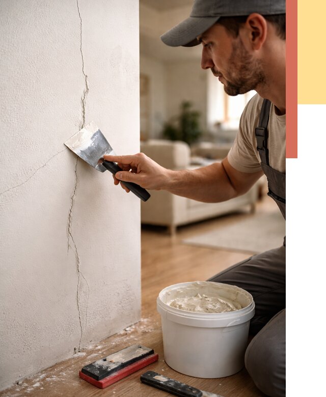 Заделка трещин и сколов в Нягани от 2496 руб. — быстро и недорого | ОТДЕЛОЧНИК-Нга