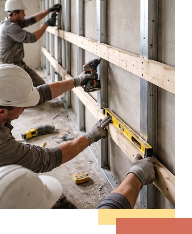 Устройство обрешетки под панели в Нягани