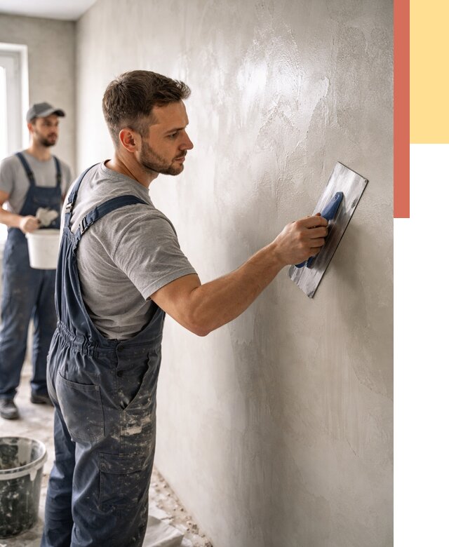 Глянцевание штукатурки стен в Нягани от 7640 руб. — услуги и затирка | ОТДЕЛОЧНИК-Нга