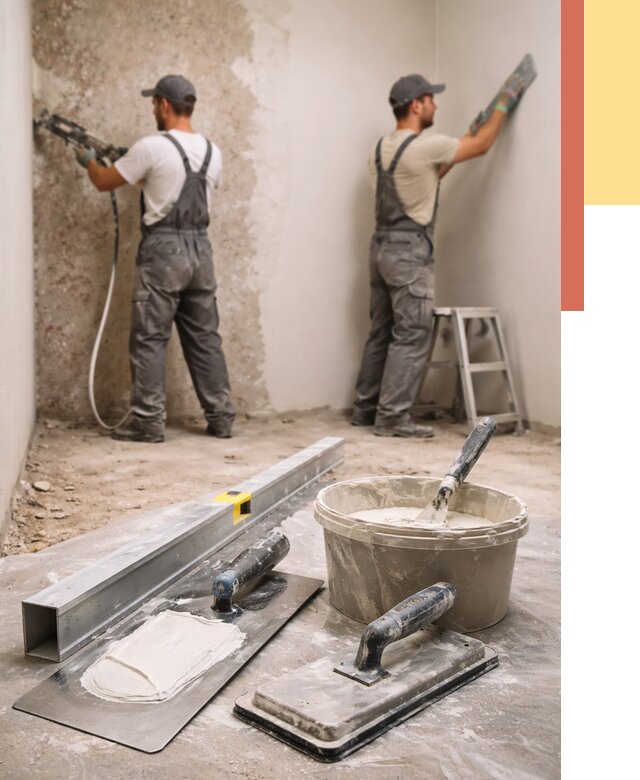 Штукатурка стен под обои в Нягани от 4584 руб./м2 — выравнивание под обои | ОТДЕЛОЧНИК-Нга