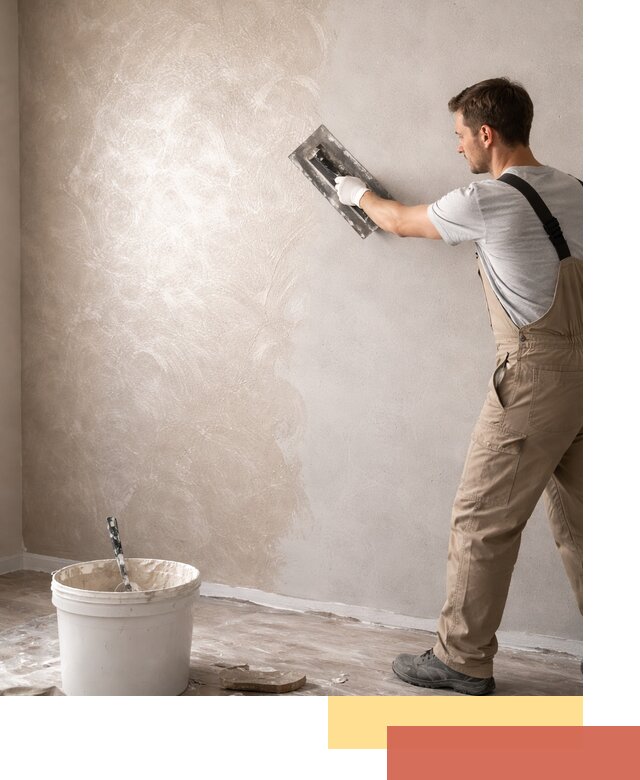 Декоративная штукатурка «Мокрый шелк» под ключ в Нягани