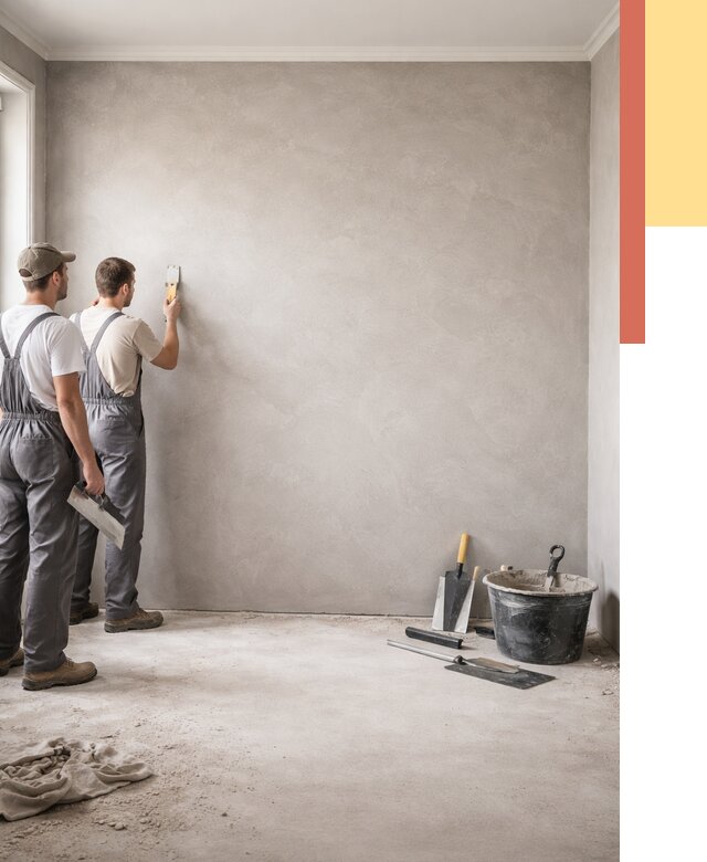 Микробетон на стены в Нягани от 1273 руб. — нанесение и отделка | ОТДЕЛОЧНИК-Нга