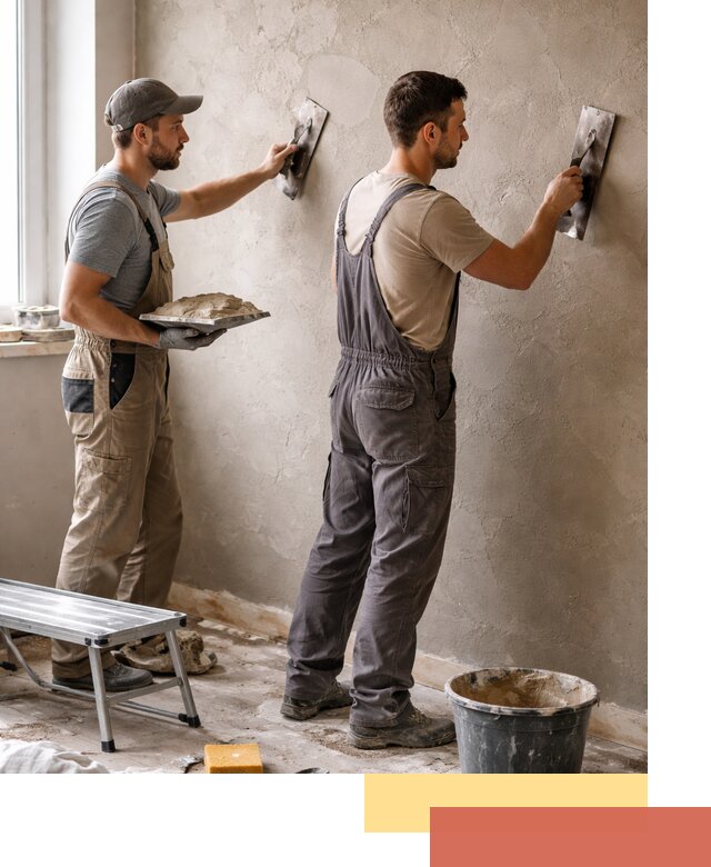 Ремонт декоративной штукатурки и восстановление фактуры в Нягани