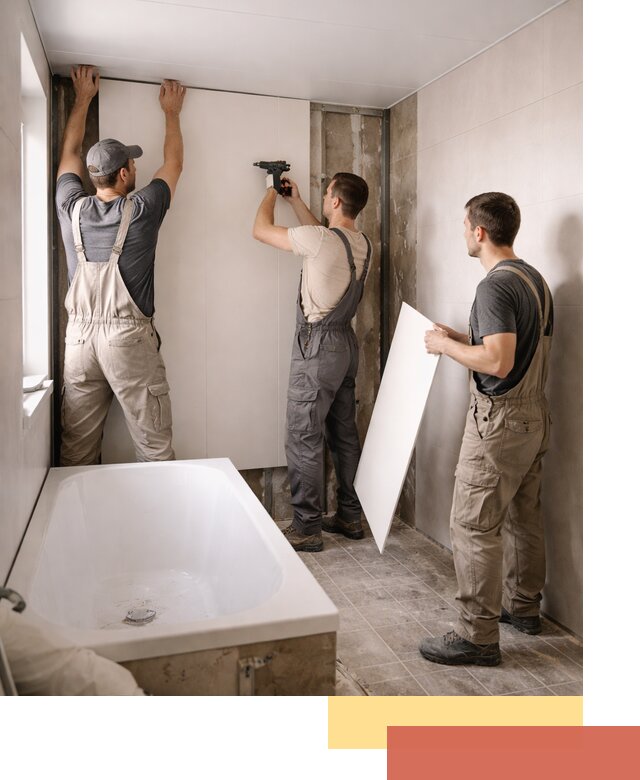 Отделка ванной панели ПВХ профессионально в Нягани