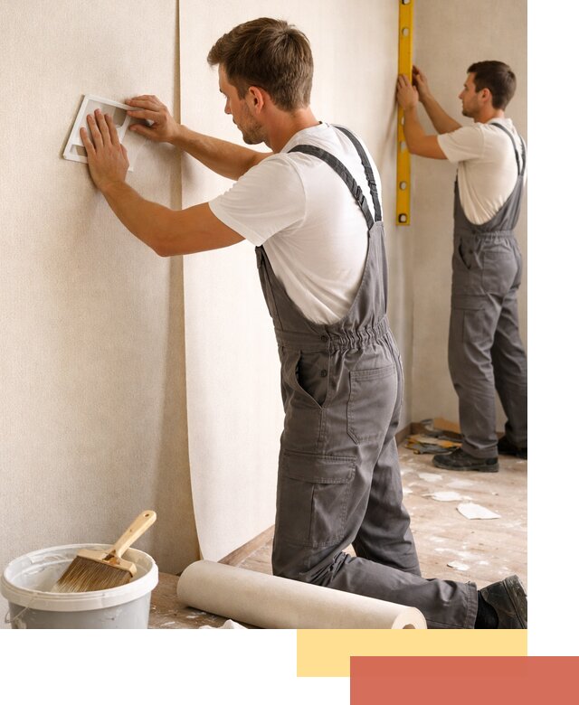 Поклейка бумажных обоев в Нягани качественно и недорого