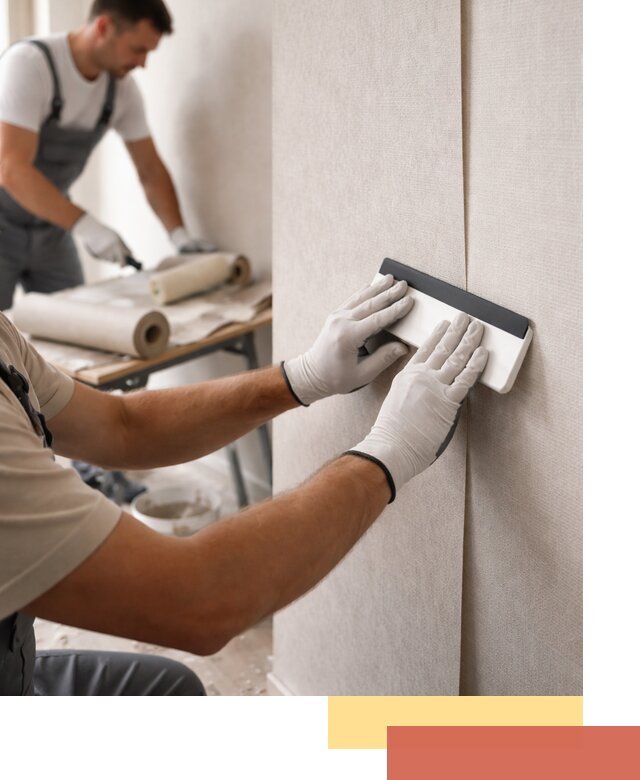 Поклейка обоев под покраску в Нягани профессионально и быстро