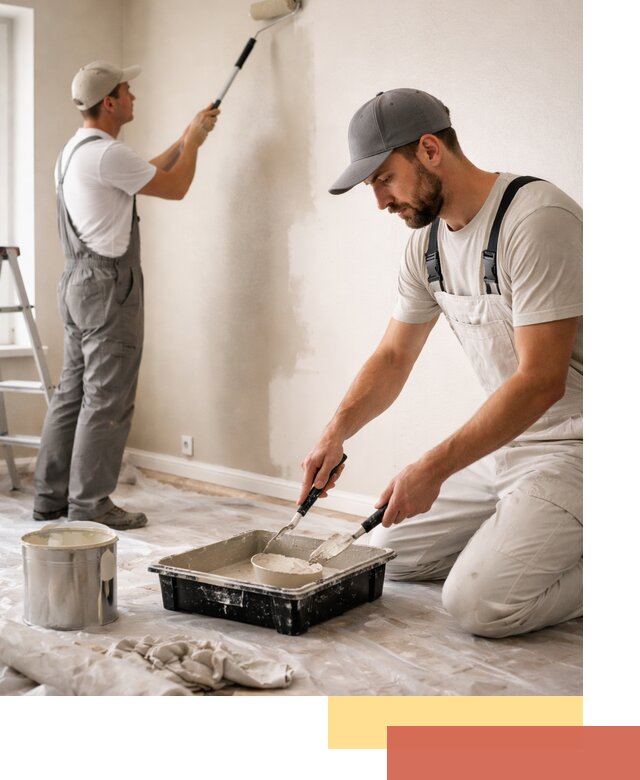 Покраска стен в квартире в Нягани — профессионально и аккуратно