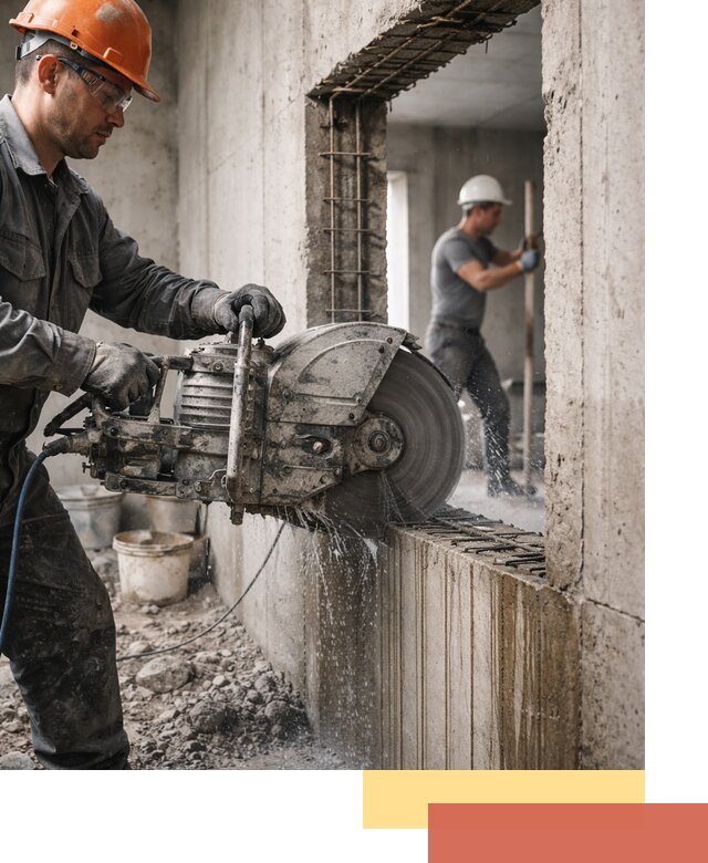 Алмазная резка проемов в Нягани быстро и точно