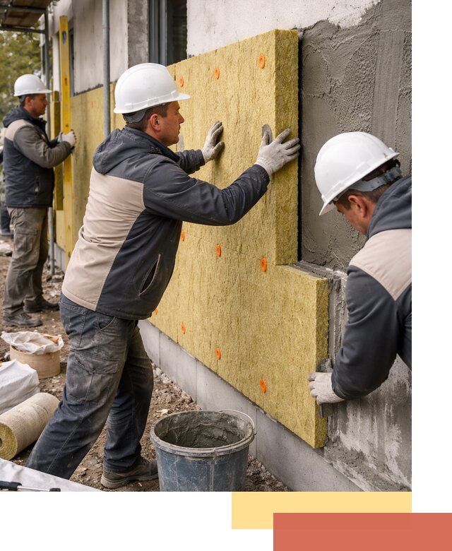 Утепление стен минватой в Нягани — тепло и звукоизоляция