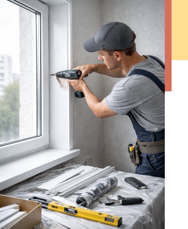 Установка пластиковых откосов в Нягани от 2292 руб. | ОТДЕЛОЧНИК-Нга монтаж, быстро и недорого