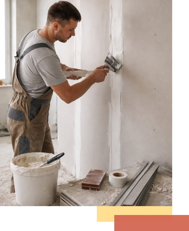 Шпаклевка перегородок из гипсокартона в Нягани качественно и быстро