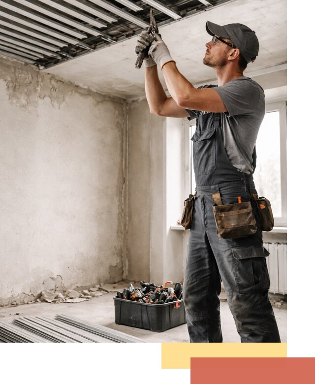 Демонтаж реечного потолка в Нягани быстро и аккуратно