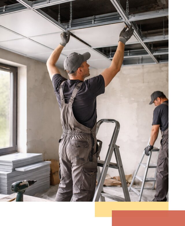 Монтаж кассетного потолка в Нягани качественно и быстро