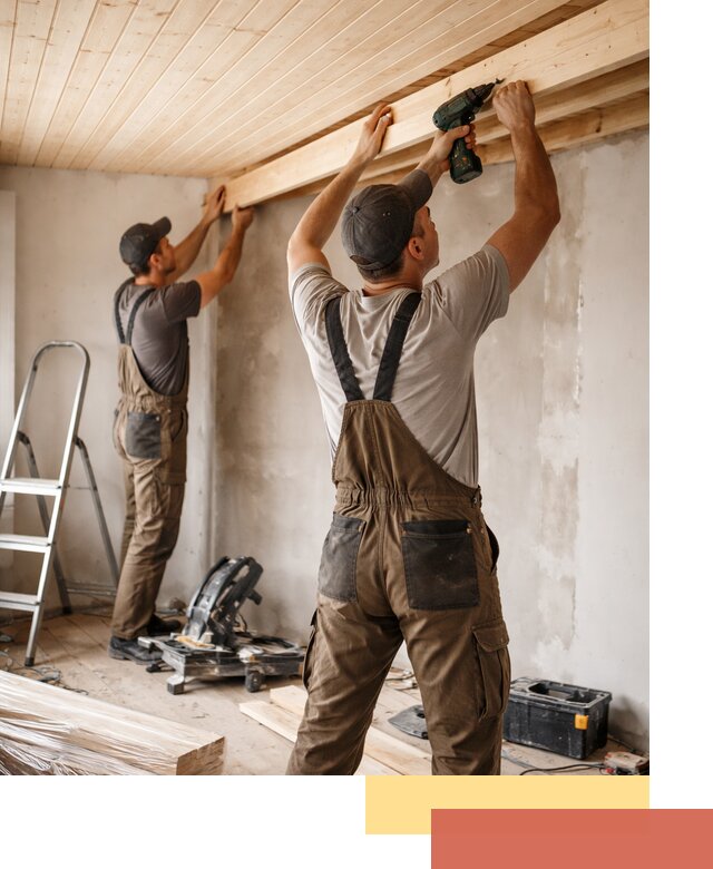 Монтаж потолка из вагонки в Нягани профессионально и аккуратно