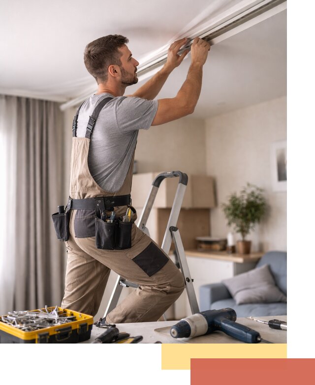 Ремонт натяжных потолков в Нягани — качественно и оперативно