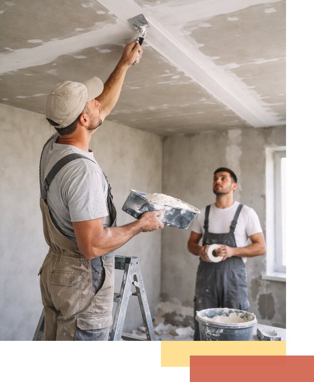 Обработка швов потолка ГКЛ в Нягани: качественная заделка и шпатлевка