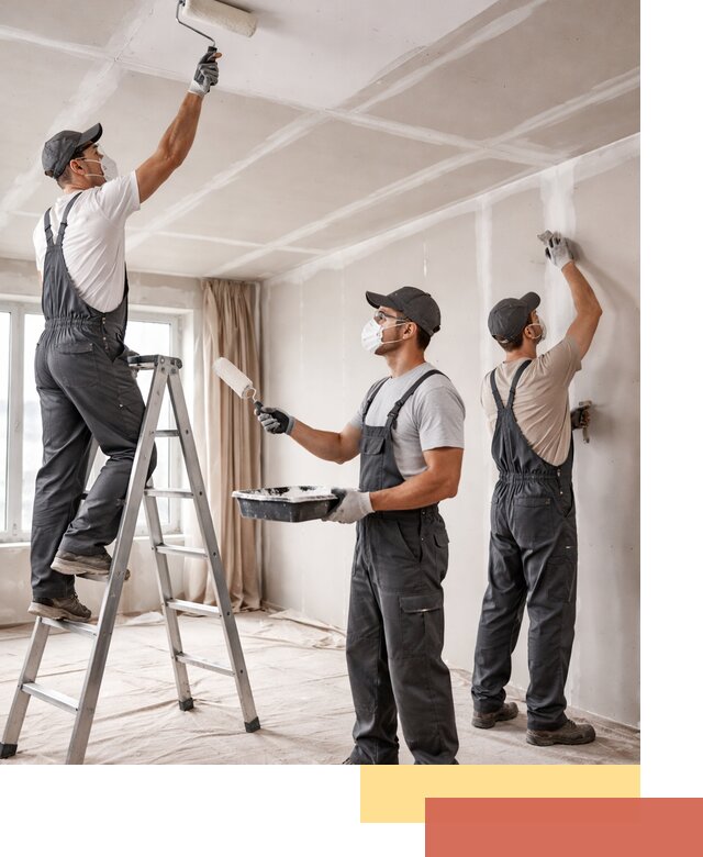 Покраска потолка из гипсокартона в Нягани качественно и недорого