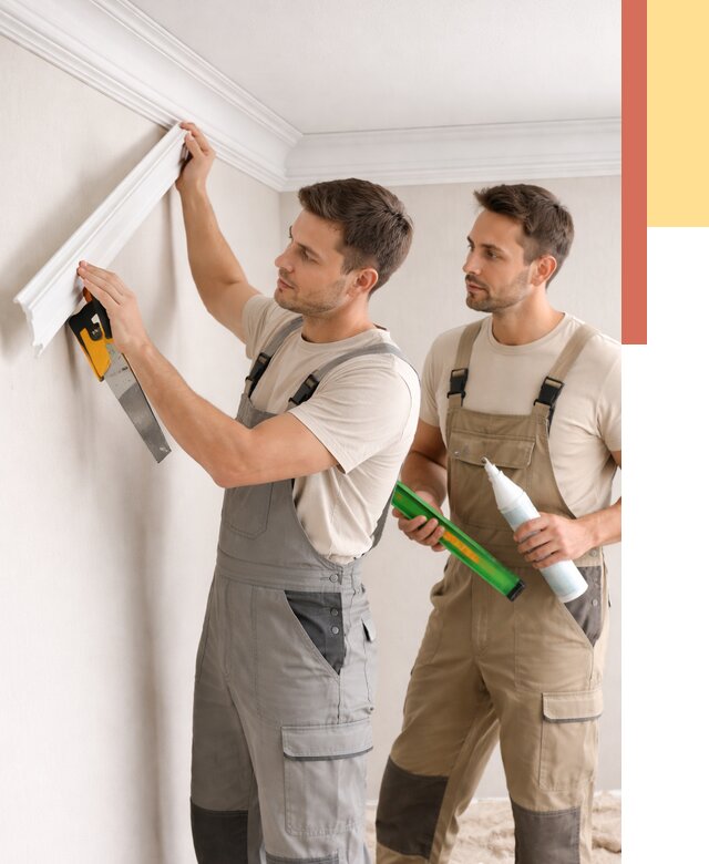 Монтаж потолочного плинтуса в Нягани от 2343 руб. — быстро и недорого | ОТДЕЛОЧНИК-Нга