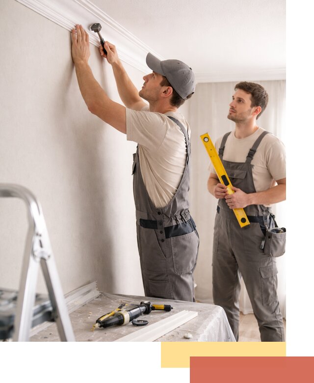 Монтаж потолочного плинтуса в Нягани качественно и быстро