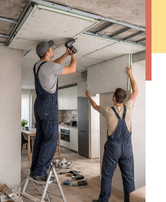 Шумоизоляция потолка панелями зипс в Нягани от 1884 руб. под ключ | ОТДЕЛОЧНИК-Нга